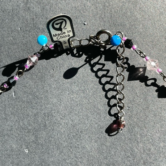 Seventh Sense NY Y2K Purple & Black Beaded Jewlery NWT - Picture 4 of 4